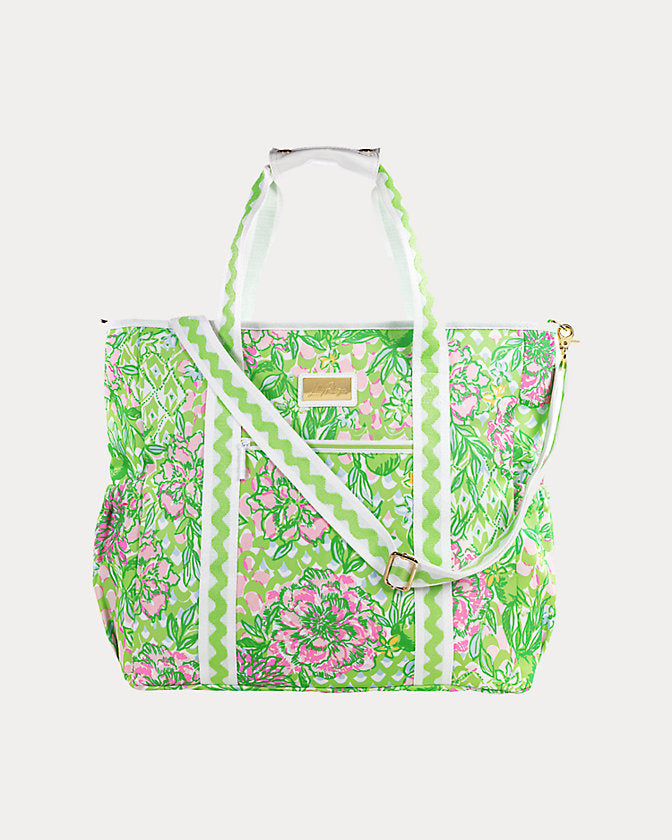 Green Lilly Pulitzer Picnic Cooler Bag