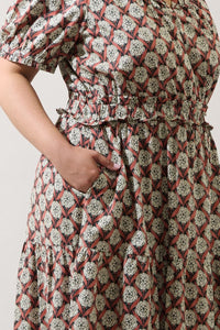 Joanne Smocked Midi Dress