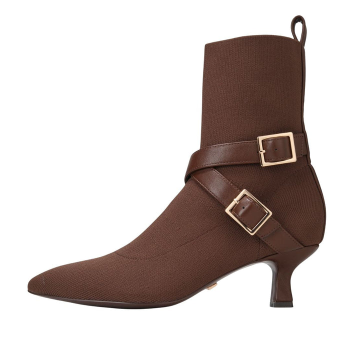 Alma Booties Brown