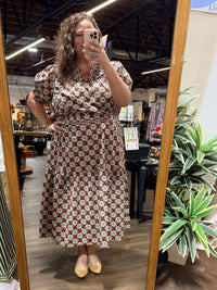 Joanne Smocked Midi Dress