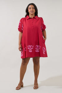 Elissa Red Mini Dress