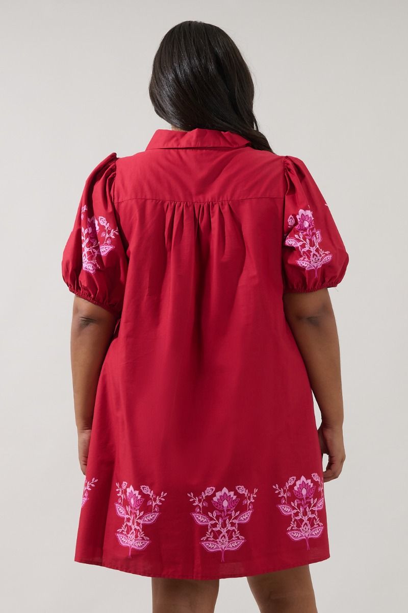 Elissa Red Mini Dress