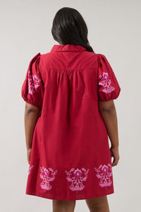 Elissa Red Mini Dress