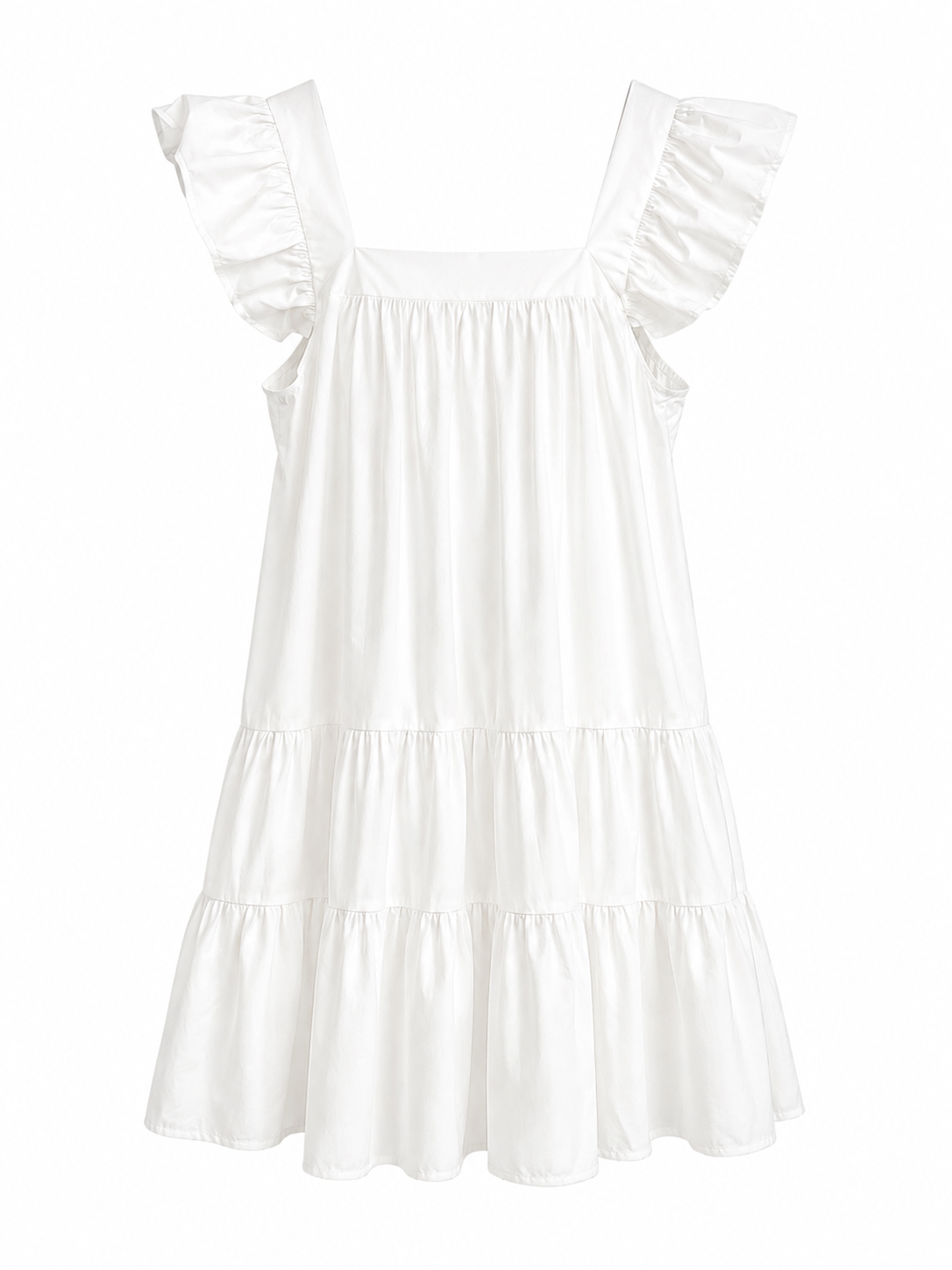 White Mini Lemon Dress