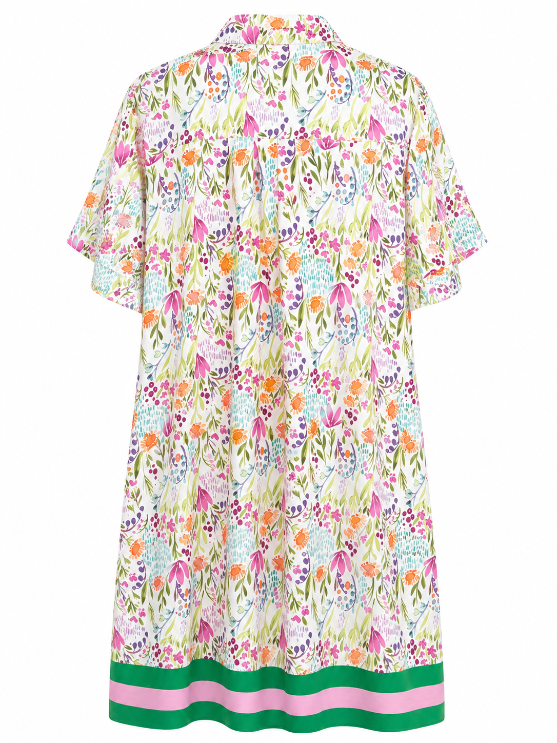 Haptics Floral and Striped Shift Dress