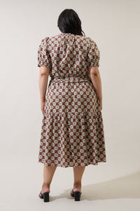 Joanne Smocked Midi Dress