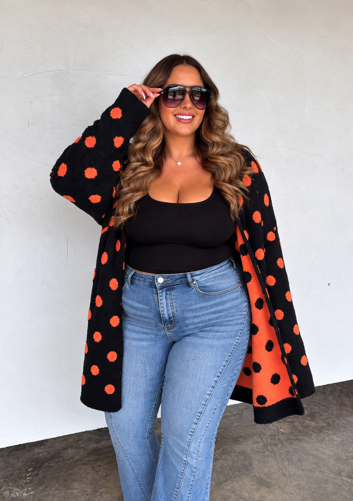 BOO CREW REVERSIBLE CLOUD CARDIGAN