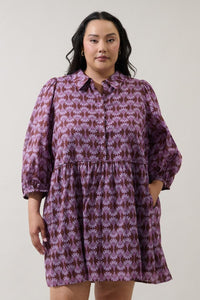 Kalie Mosaic Mini Dress