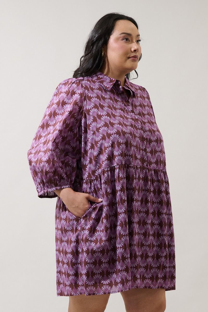 Kalie Mosaic Mini Dress