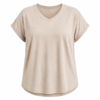Soft Melange Hacci V-Neck Tee