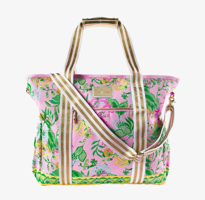 Pink Lilly Pulitzer Picnic Cooler Bag