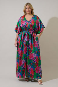 Hansel Floral Mielle Kimono Maxi Dress