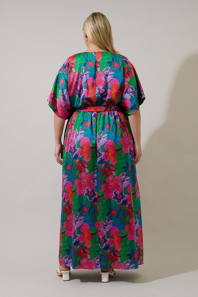Hansel Floral Mielle Kimono Maxi Dress