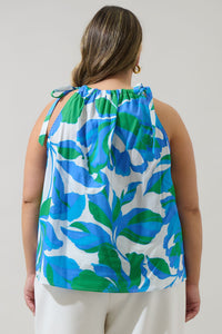 Pansie Floral Marra Sleeveless Top